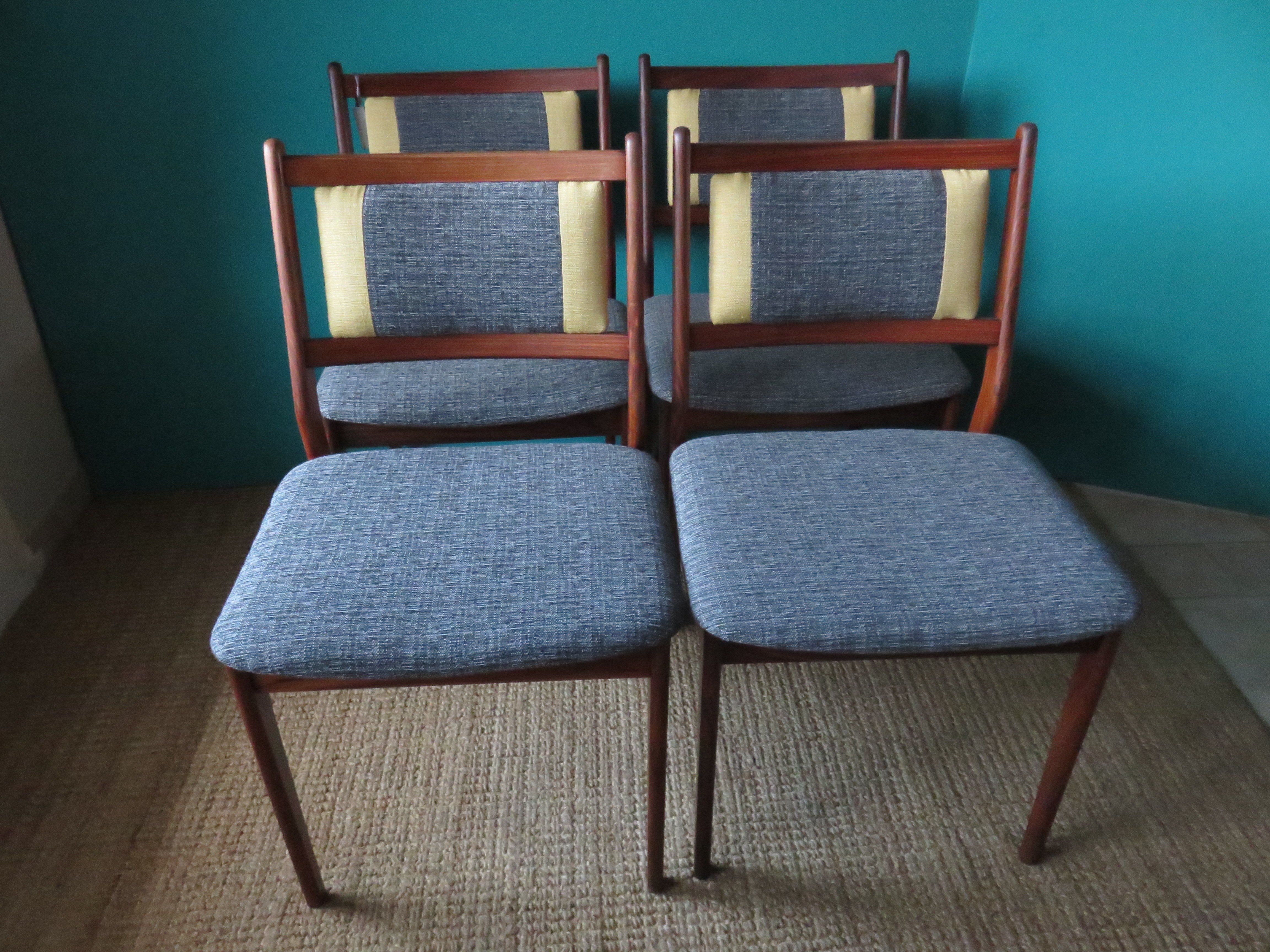 Set of 4 rosewood chairs, Denmark 1960
