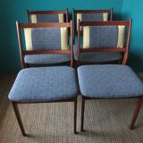 Set of 4 rosewood chairs, Denmark 1960