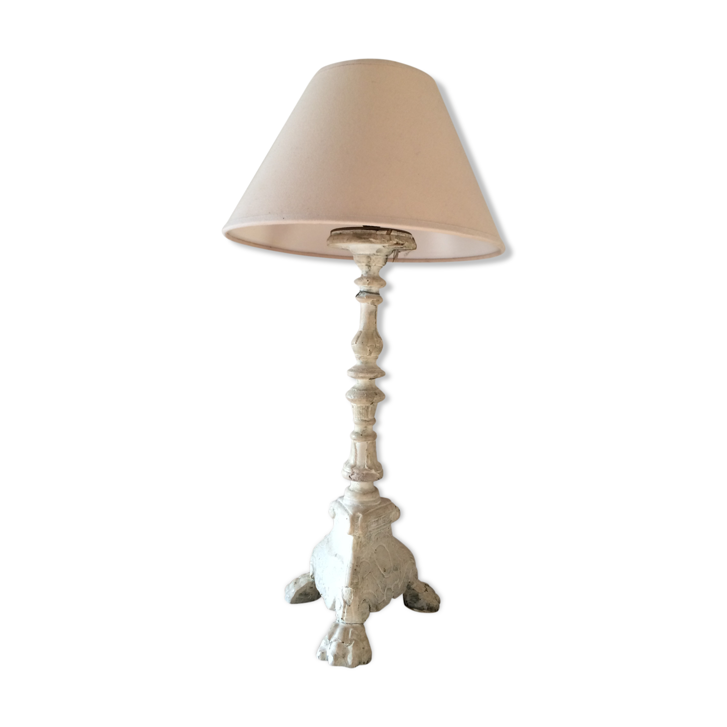 Lampe patinée