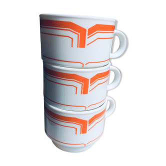 3 tasses vintage