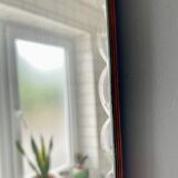 Art Deco Octagonal Mirror with Bevelled Glass