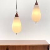 'Teardrop' Par of pendant by Temde Leuchten