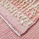 Tapis turc rose Kilim Blush 7x8, 228x248cm