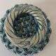 Round braided ceramic bowl by Pichon Uzés