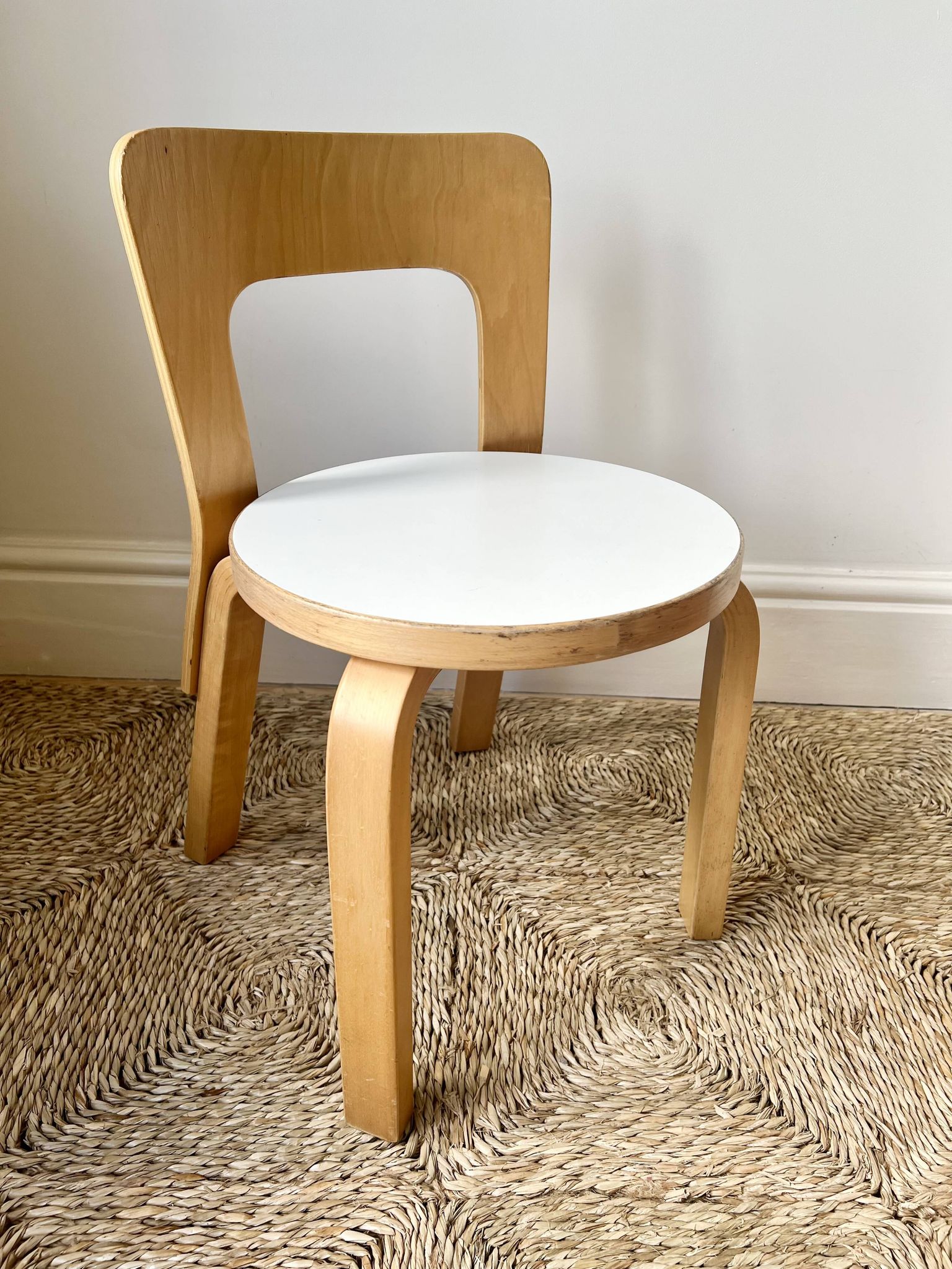 N65 children's chairs by Alvar Aalto for Artek, Finland 1960-70