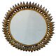 1950s Italian wrought iron sun mirror