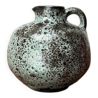 Mid-century German ceramic studio carafe by Monika Maetzel, 1960s.