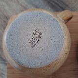 Vintage village stoneware mugs