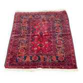 Tapis persan bordeaux rouge vif 90x125cm