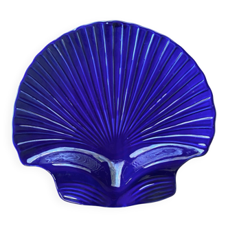 Large ceramic platter with a seashell design
