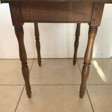 Small natural wood mastery table Two 19th century felling