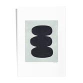 Peinture sur papier • monotype M457 • signé Eawy