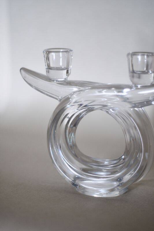 Vannes crystal candle holder
