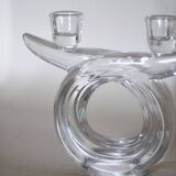 Bougeoir en cristal de Vannes