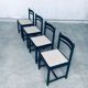 Italian design dining chair from the 1960s, set of 4.