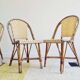 Hardy rattan bistro chairs - antique rattan chairs