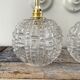 Pair of vintage wall sconces globes