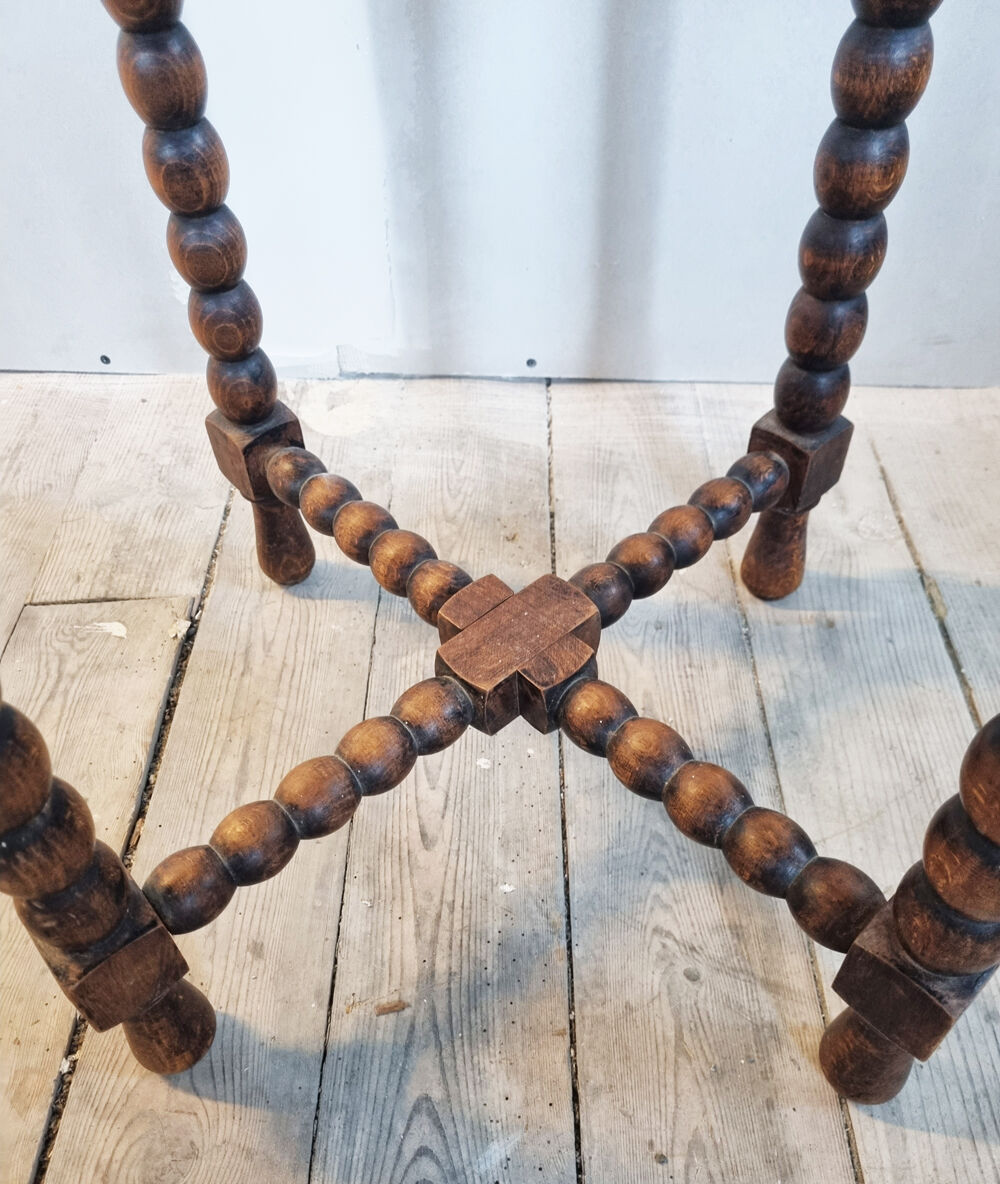 Coil coffee table, console, round, legs