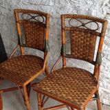 Vintage Wicker rattan chairs