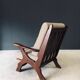 Rustic X Frame Lounge Chairs, Belgium, 1950s, Set of 2