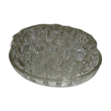 Pique fleurs en verre ovale
