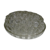 Pique fleurs en verre ovale