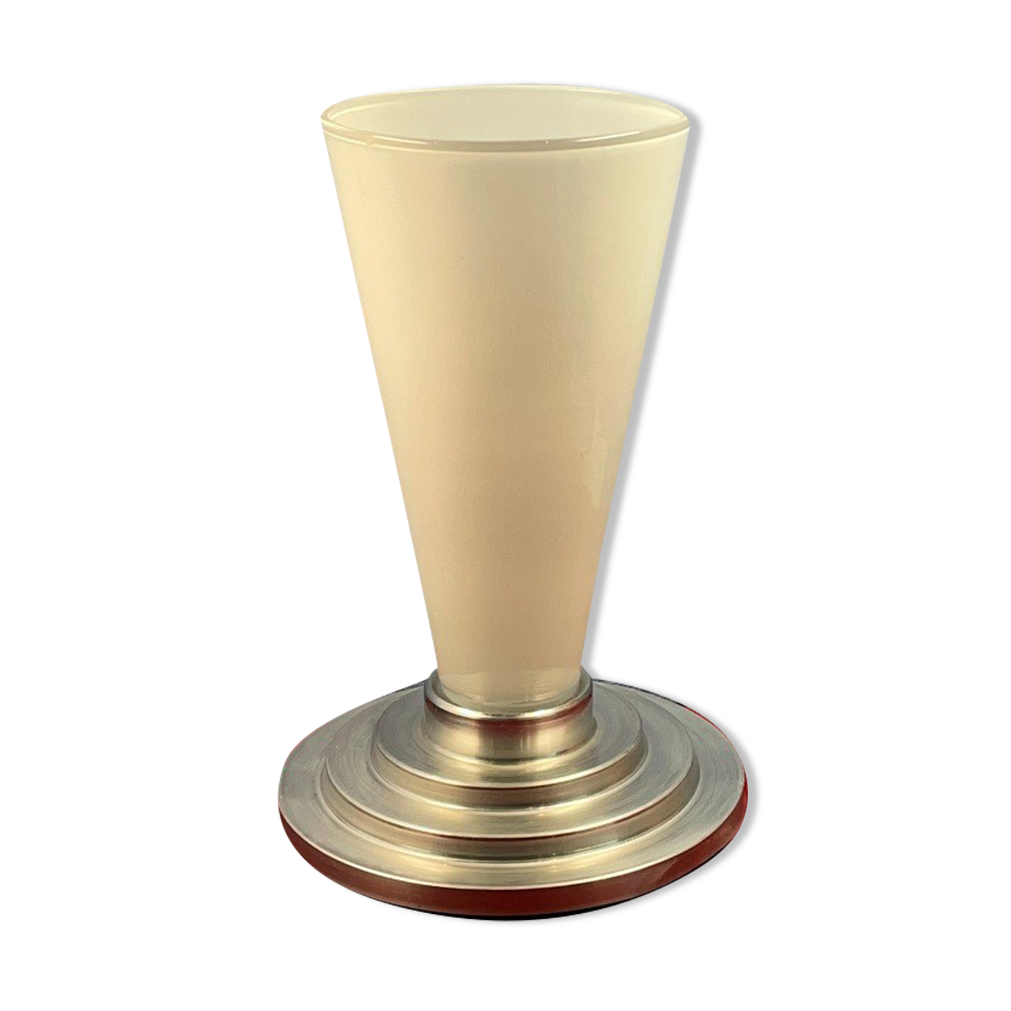 desk lamp or bedside, design, vintage foot alu bleacher art deco style