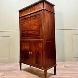 Lady's Secretary In Mahogany Louis XVI XVIII Eme Century