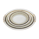Two luxury porcelain service dishes art japan