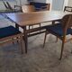 Metamorphic dining / coffee table in teak by Kai Kristiansen, Denmark 1960s