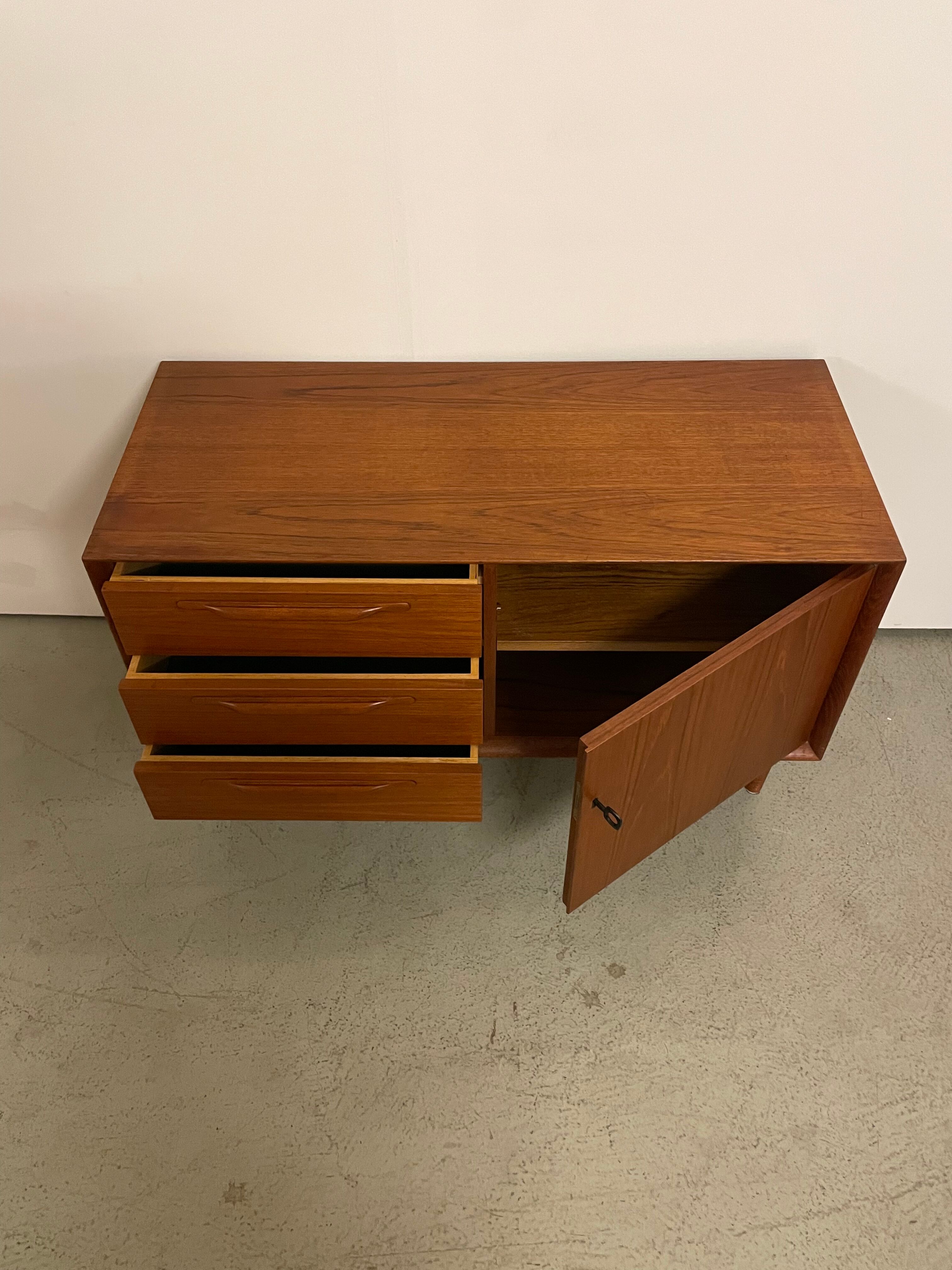 MidCentury Teak Sideboard by Heinrich Riestenpatt 1960s
