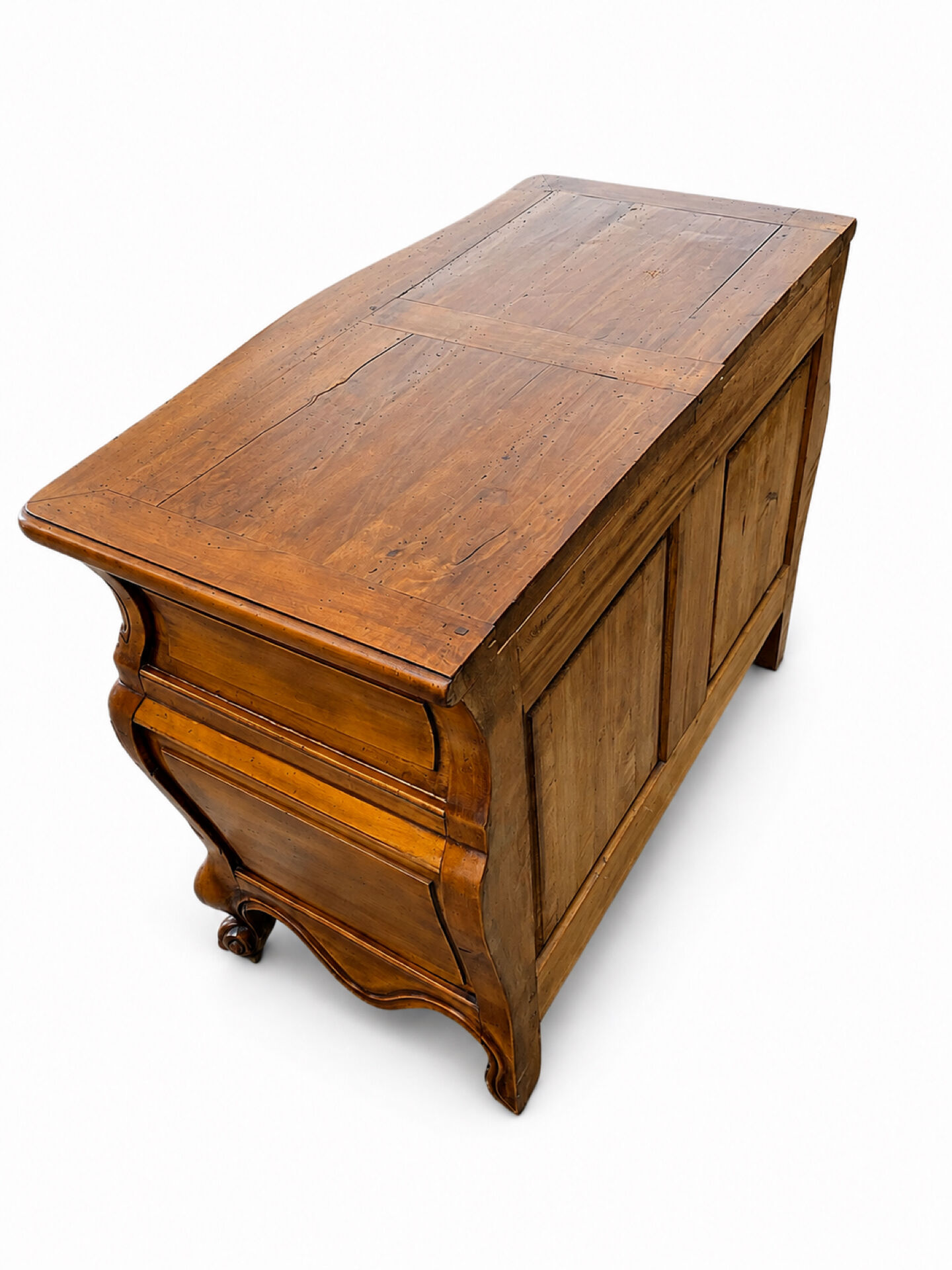 Commode tombeau galbée Louis XV
