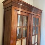 Walnut library louis Philippe XIXth century