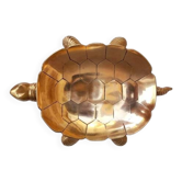 Vide poche tortue en laiton 1970