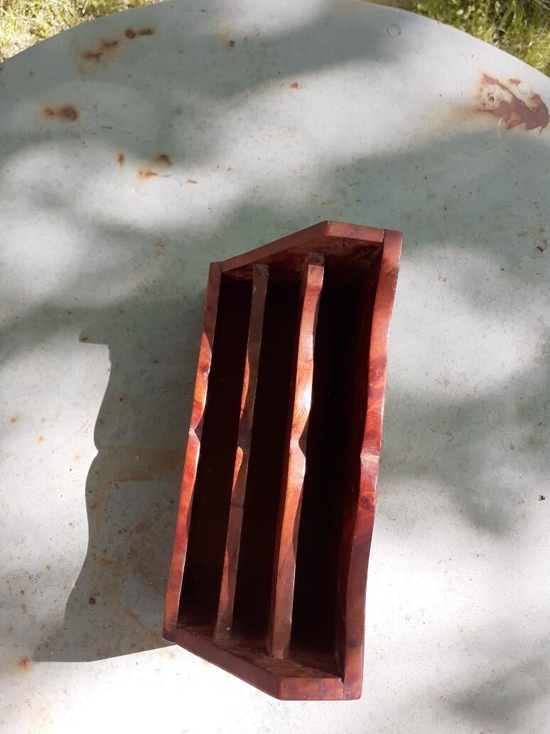 Wooden letter holder