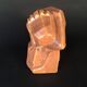 Angelo Hecq / Roger Guérin "Nude Woman" in cubist-style stoneware - circa 192.