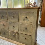 Green patina workshop furniture