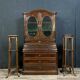 Napoleon III period library cabinet in rosewood