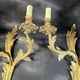 Set of 4 wall sconces in gilded bronze – Louis XV style – 20th century