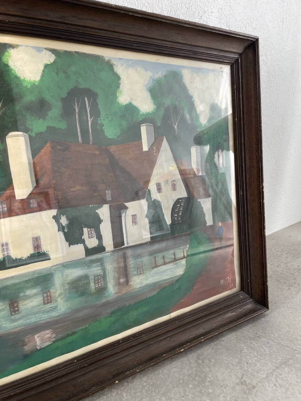 Framed oil “mill” 1981