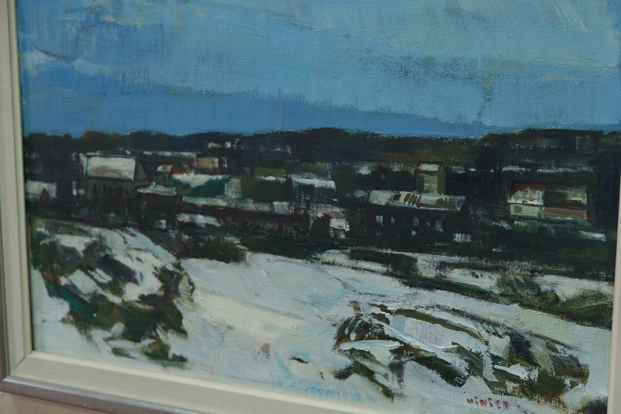 Gunnar Herman Berglund (1906-1992), Swedish Modern Painting, 1960s, Oil on Canvas