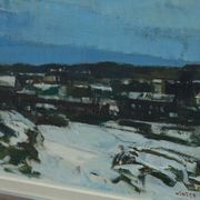 Gunnar Herman Berglund (1906-1992), Swedish Modern Painting, 1960s, Oil on Canvas