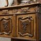 Louis XV style walnut buffet, dating from the mid-19th century.