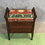 Early twentieth mahogany piano stool