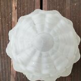 Abat-jour globe en verre dépoli années 30