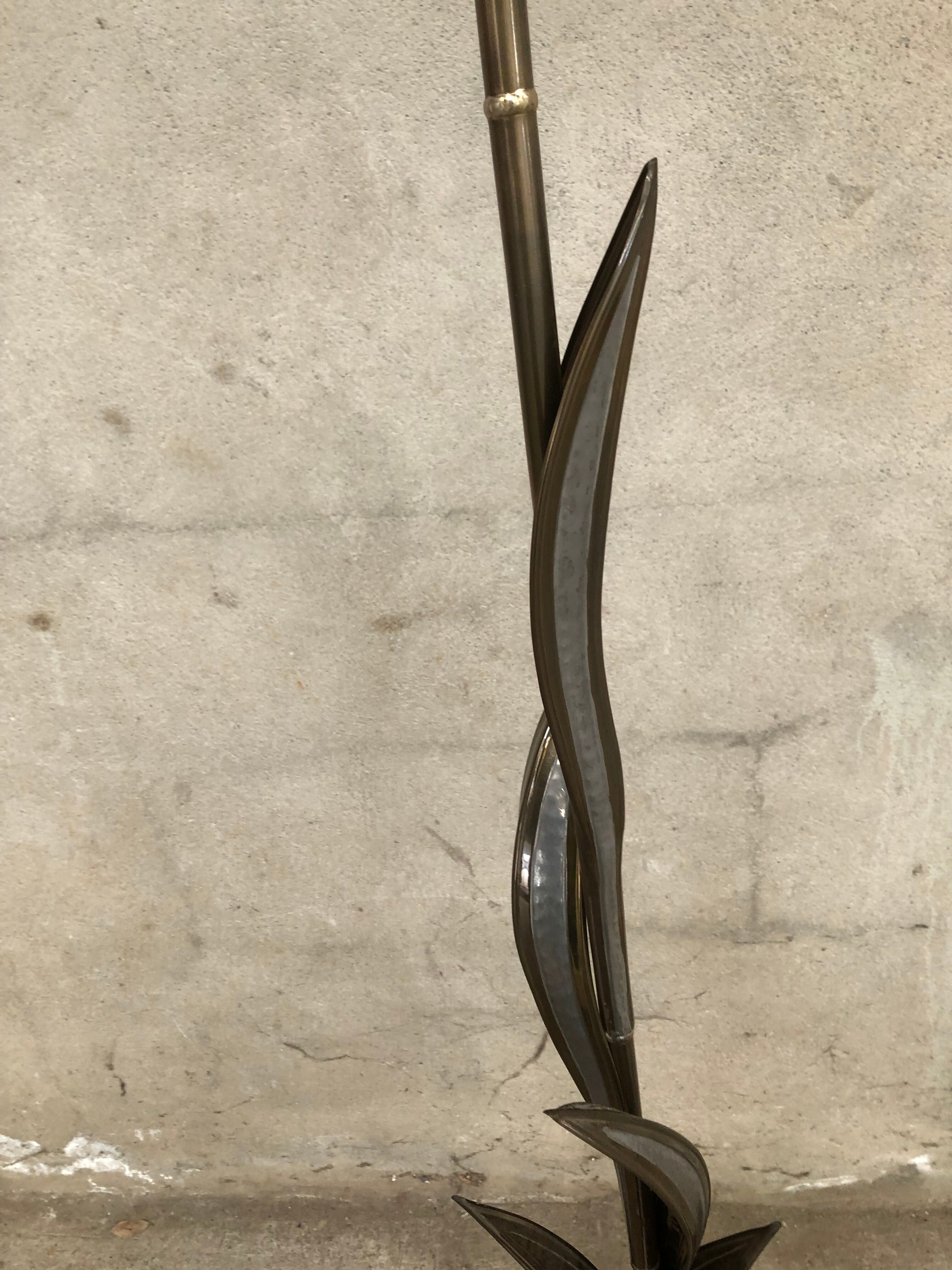 floral floor lamp of the 70s isabelle and richard faure