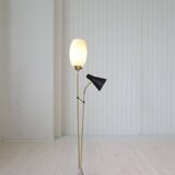 Mid-century floor lamp attributed to Hans Bergström for Ateljé Lyktan, Sweden 1950.