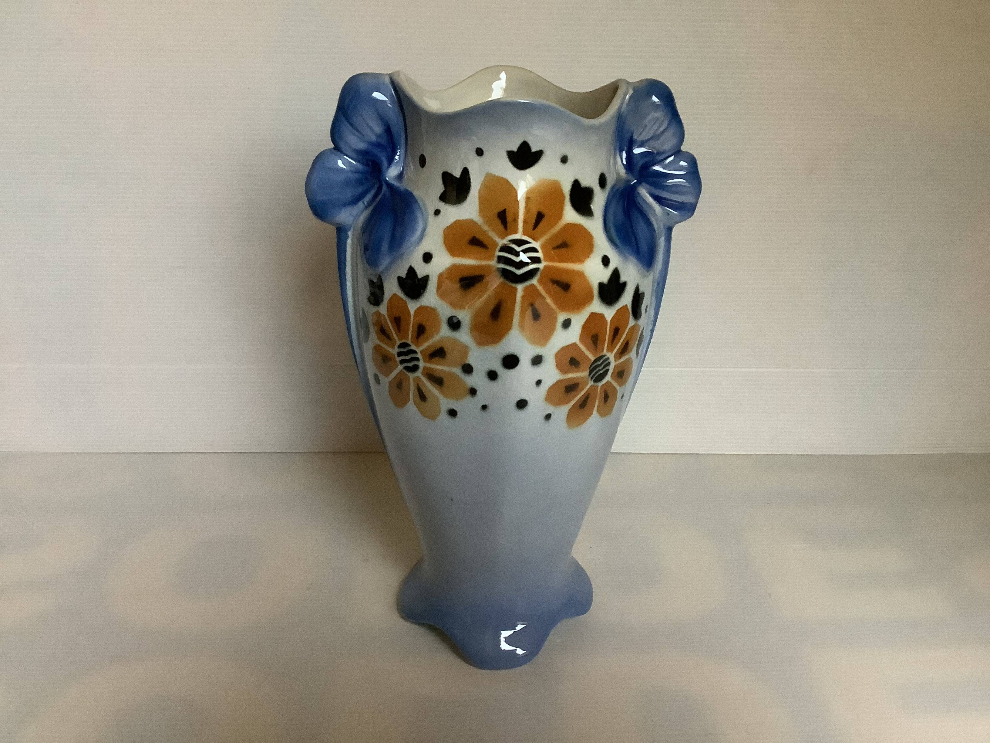 Ancient vase K and G Luneville Art Deco