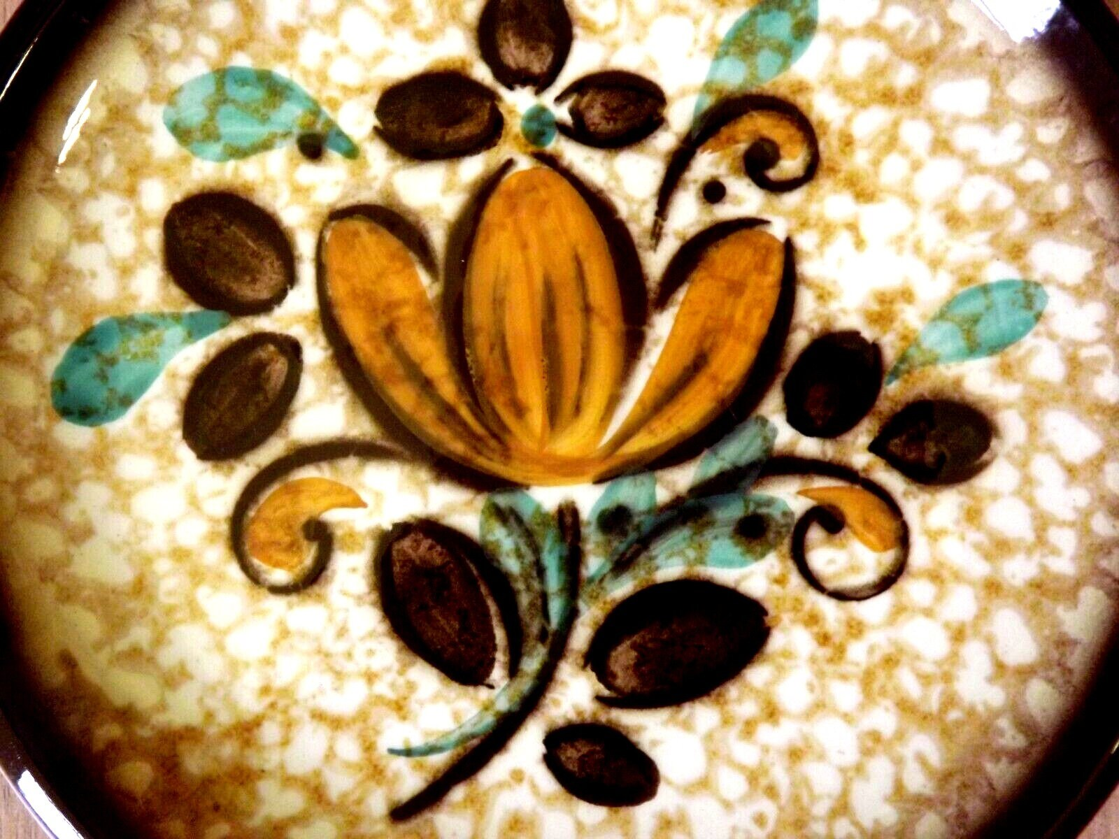 Vintage Boch La Louvière Corfou Collection Set of 6 Side Plates