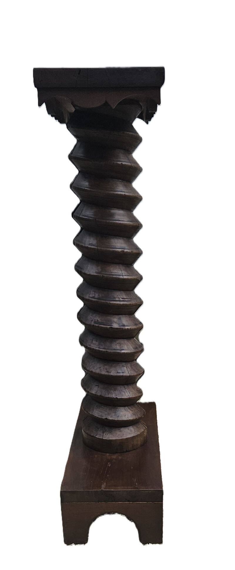 Large press screw column